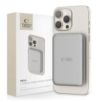 Tech-Protect MagSafe 5000maH Power Bank with Wireless Charging - Titanium