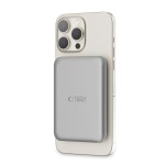 Tech-Protect MagSafe 5000maH Power Bank with Wireless Charging - Titanium