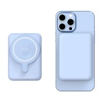 Tech-Protect MagSafe 5000maH Power Bank with Wireless Charging - Blue