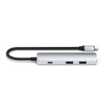 Satechi Type-C 4-in-1 Slim Multiport 4K adapter - Silver