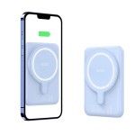 Tech-Protect MagSafe 5000maH Power Bank with Wireless Charging - Blue