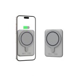 Tech-Protect MagSafe 5000maH Power Bank with Wireless Charging - Titanium