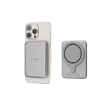 Tech-Protect MagSafe 5000maH Power Bank with Wireless Charging - Titanium