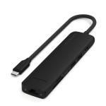 Satechi Type-C 7-in-1 Ethernet adapteris - black