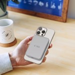 Tech-Protect MagSafe 5000maH Power Bank with Wireless Charging - Titanium