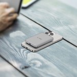 Tech-Protect MagSafe 5000maH Power Bank with Wireless Charging - Titanium