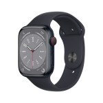 Apple Watch Series 8 GPS + Cellular 45mm Midnight Aluminium Case with Midnight Sport Band