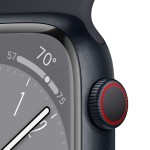 Apple Watch Series 8 GPS + Cellular 45mm Midnight Aluminium Case with Midnight Sport Band