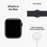 Apple Watch Series 8 GPS + Cellular 45mm Midnight Aluminium Case with Midnight Sport Band