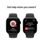 Apple Watch Series 10 GPS 42mm Jet Black Aluminium Case with Black Sport Band - S/M