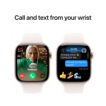 Apple Watch Series 10 GPS 46mm Rose Gold Aluminium Case with Light Blush Sport Band - M/L