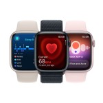 Apple Watch Series 9 GPS 45mm Pink Aluminium Case with Light Pink Sport Loop