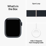 Apple Watch Series 9 GPS + Cellular 41mm Midnight Aluminium Case with Midnight Sport Loop