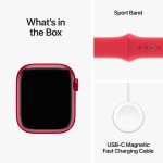 Apple Watch Series 9 GPS + Cellular 41mm (PRODUCT)RED Aluminium Case with (PRODUCT)RED Sport Band - M/L