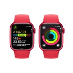 Apple Watch Series 9 GPS + Cellular 41mm (PRODUCT)RED Aluminium Case with (PRODUCT)RED Sport Band - S/M