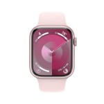 Apple Watch Series 9 GPS + Cellular 45mm Pink Aluminium Case with Light Pink Sport Band - S/M