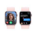 Apple Watch Series 9 GPS + Cellular 45mm Pink Aluminium Case with Light Pink Sport Loop