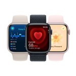 Apple Watch Series 9 GPS + Cellular 45mm Pink Aluminium Case with Light Pink Sport Band - S/M