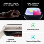Apple Watch Series 9 GPS + Cellular 45mm Pink Aluminium Case with Light Pink Sport Band - S/M