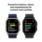 Apple Watch Ultra 2 GPS + Cellular 49mm Black Titanium Case with Black Trail Loop - M/L
