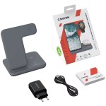 Canyon 3in1 wireless charger 15W - Gray