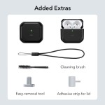 ESR Orbit HaloLock Apple AirPods 4 case - Black