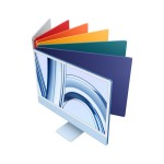 iMac 24" 4.5K Retina, M3 8C CPU, 8GB, 512GB SSD, 10C GPU, Mac OS, Blue