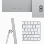 iMac 24" 4.5K Retina, M3 8C CPU, 24GB, 512GB SSD, 10C GPU, Mac OS, Silver, Magic Keyboard Touch ID and Numeric Keypad