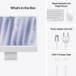 iMac 24" 4.5K Retina, M4 8C CPU, 16GB, 256GB SSD, 8C GPU, Mac OS, Silver
