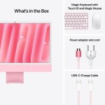 iMac 24" 4.5K Retina, M4 10C CPU, 16GB, 256GB SSD, 10C GPU, Mac OS, Pink