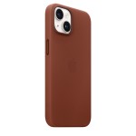 Apple iPhone 14 Leather Case with MagSafe - Umber
