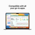 MacBook Air 15.3", M2 8C CPU, 8GB, 256GB, 10C GPU, Mac OS, Space Gray