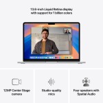 MacBook Air 13.6", M4 10C CPU, 16GB, 256GB, 8C GPU, Mac OS, Silver