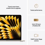 MacBook Air 13.6", M4 10C CPU, 16GB, 512GB, 10C GPU, Mac OS, Starlight