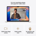 MacBook Air 15.3", M4 10C CPU, 32GB, 1TB, 10C GPU, Mac OS, Starlight