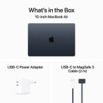 MacBook Air 15.3", M3 8C CPU, 16GB, 256GB, 10C GPU, Mac OS, Midnight, RU