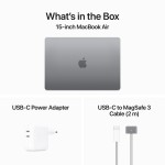 MacBook Air 15.3", M3 8C CPU, 16GB, 256GB, 10C GPU, Mac OS, Space Gray
