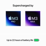 MacBook Pro 16" M3 Pro / M3 Max konfigurējams (pielāgots pasūtījums)