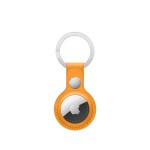 Apple AirTag Leather Keychain - California Poppy