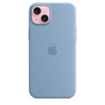 iPhone 15 Plus Silicone Case with MagSafe - Winter Blue