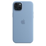 iPhone 15 Plus Silicone Case with MagSafe - Winter Blue