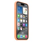 iPhone 15 Pro Silicone Case with MagSafe - Orange Sorbet