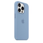 iPhone 15 Pro Silicone Case with MagSafe - Winter Blue