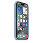 iPhone 15 Pro Silicone Case with MagSafe - Winter Blue