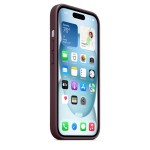 iPhone 15 FineWoven Case with MagSafe - Mulberry