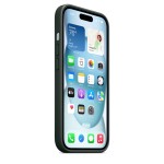 iPhone 15 FineWoven Case with MagSafe - Evergreen