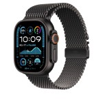 49mm Black Titanium Milanese Loop - Medium