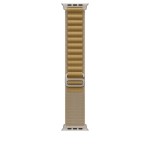 49mm Tan Alpine Loop - Large - Natural Titanium Finish