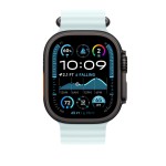49mm Ice Blue Ocean Band - Black Titanium Finish