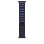 49mm Navy Alpine Loop - Medium - Black Titanium Finish